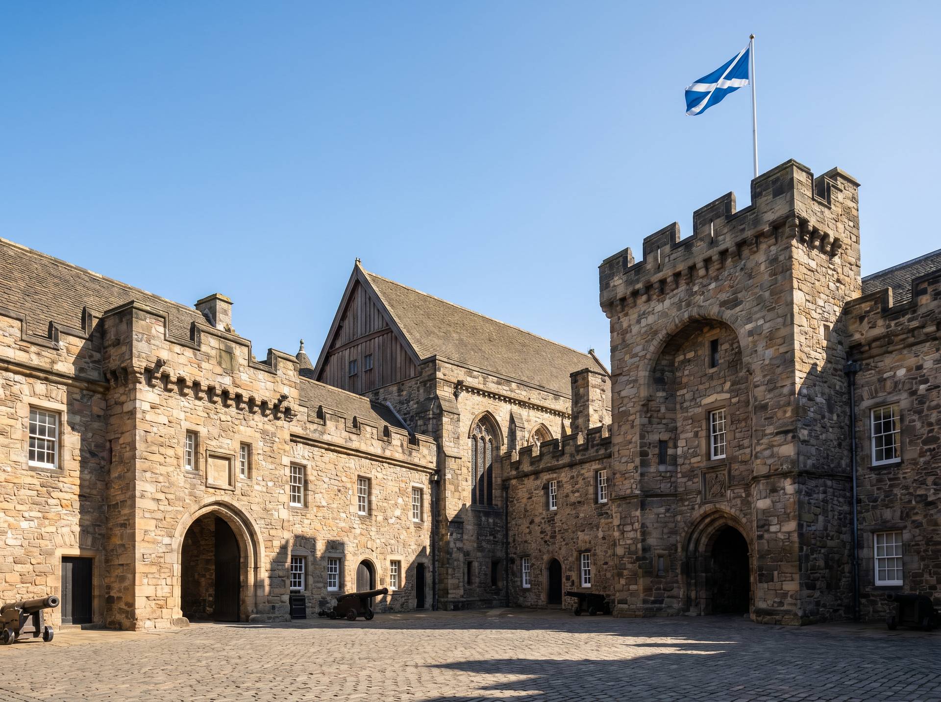Edinburgh Castle courtyard